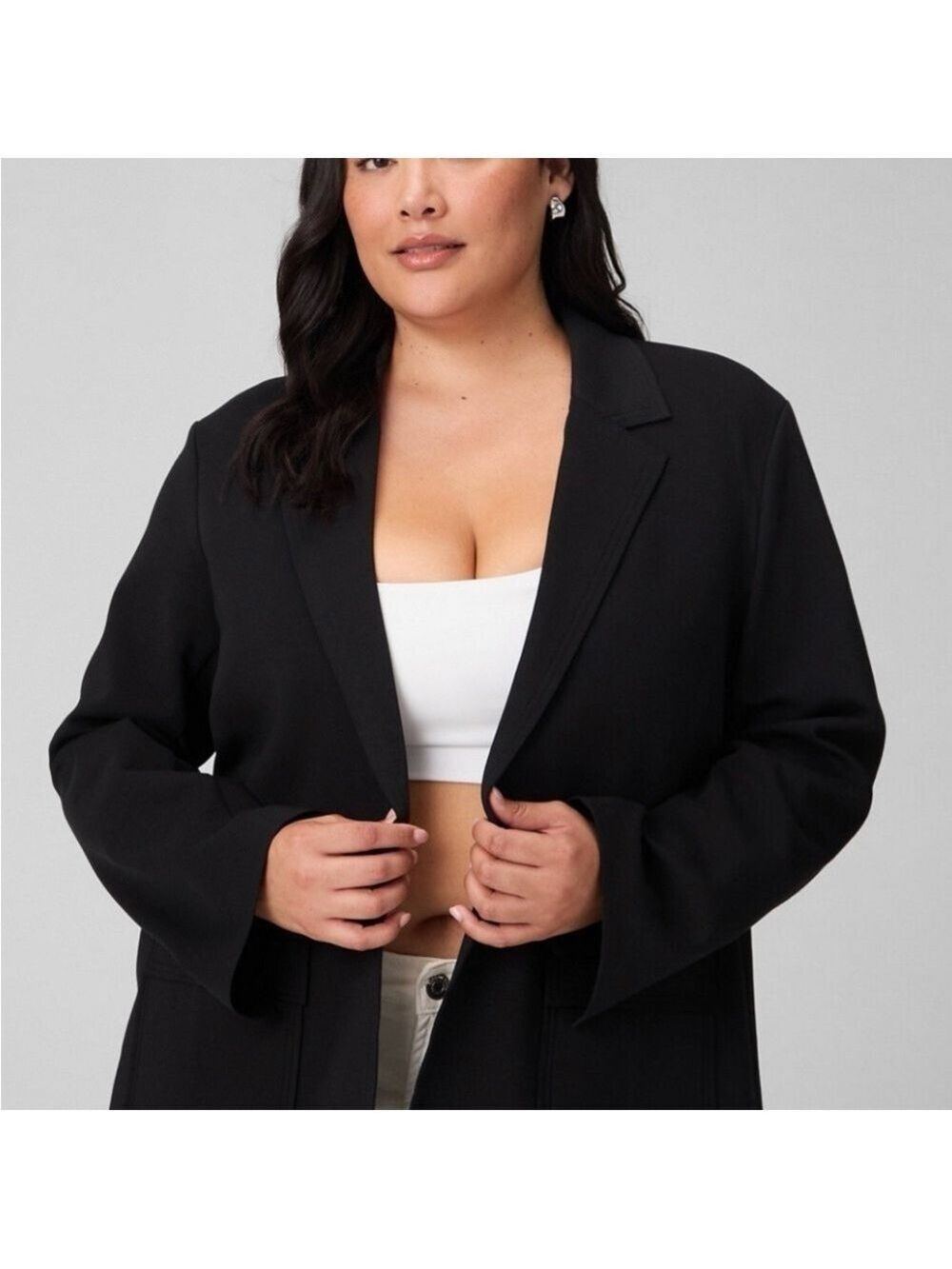 Fabletics Black Blazer- NWT XXL/1X - Picture 2 of 7